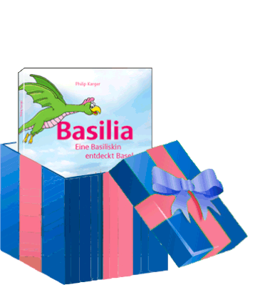 Read more about the article Die kleine Geschenkidee: Basilia; eine Basiliskin entdeckt Basel